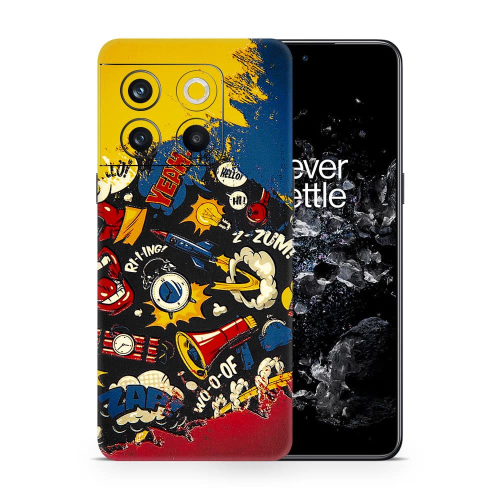 Oneplus 10t pop art 3d skin wrapitskin