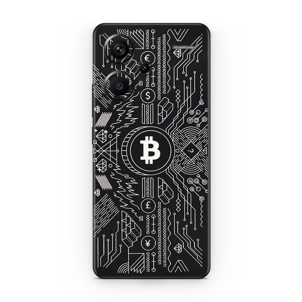 Redmi note 13 pro plus bitcoin 3d skin wrapitskin