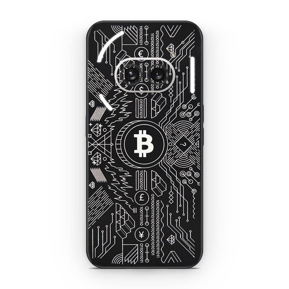 Nothing phone 2a bitcoin 3d skin wrapitskin