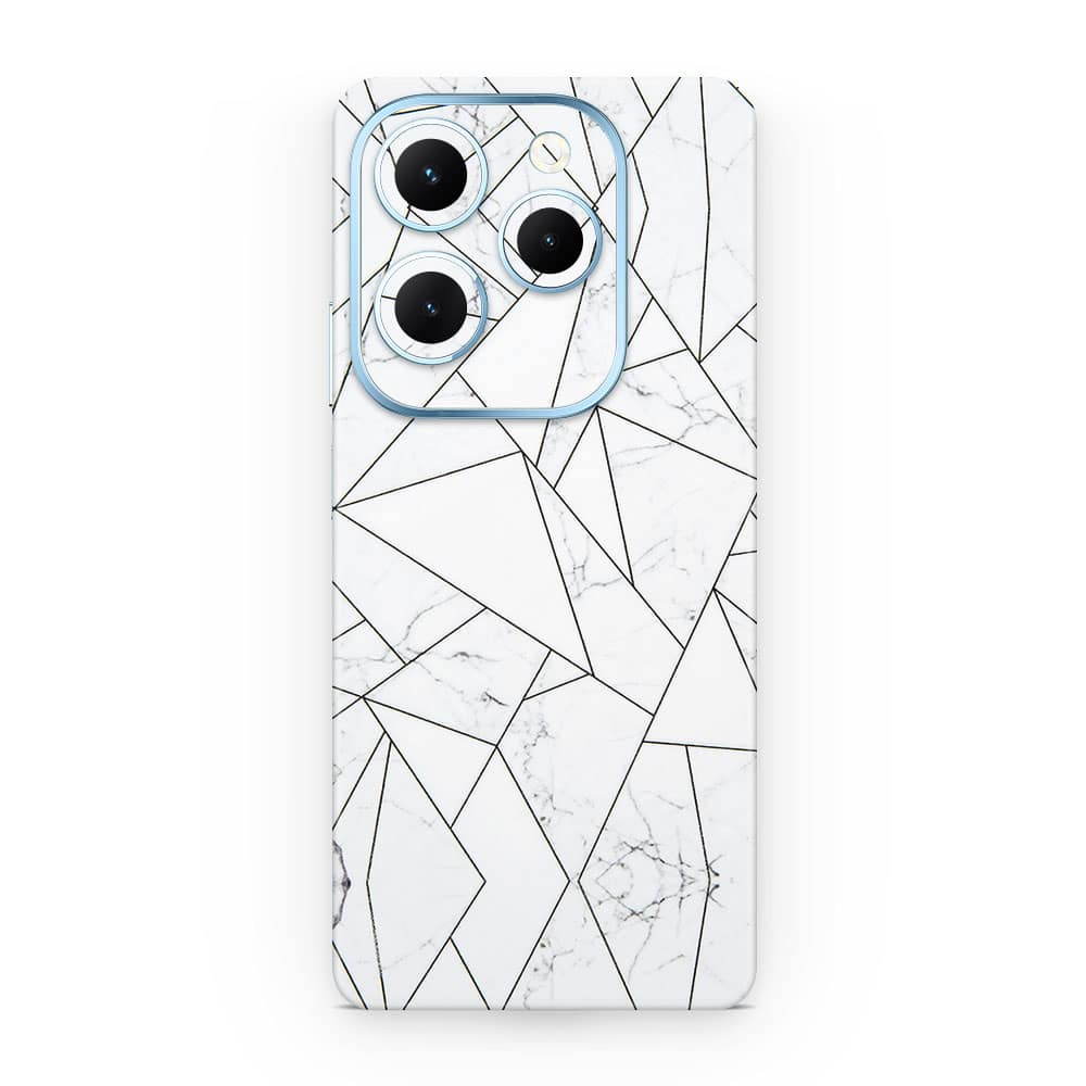 Infinix hot 40 marble grid 3d skin wrapitskin