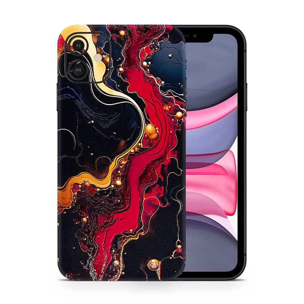 Iphone 11 volcanic vibe 3d skin wrapitskin