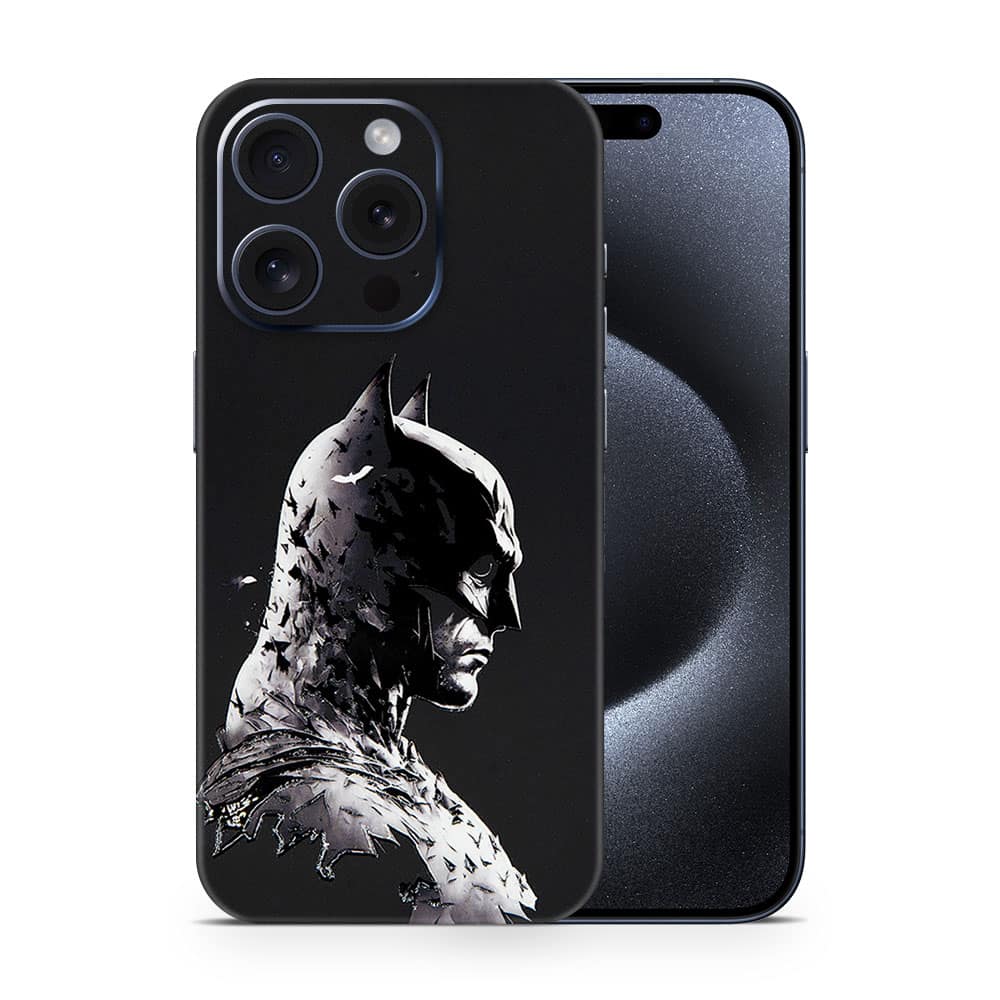 Iphone 15 pro dark knight 3d skin wrapitskin
