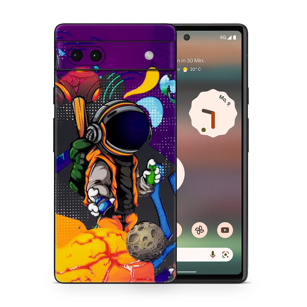Pixel 6a space doodler 3d skin wrapitskin