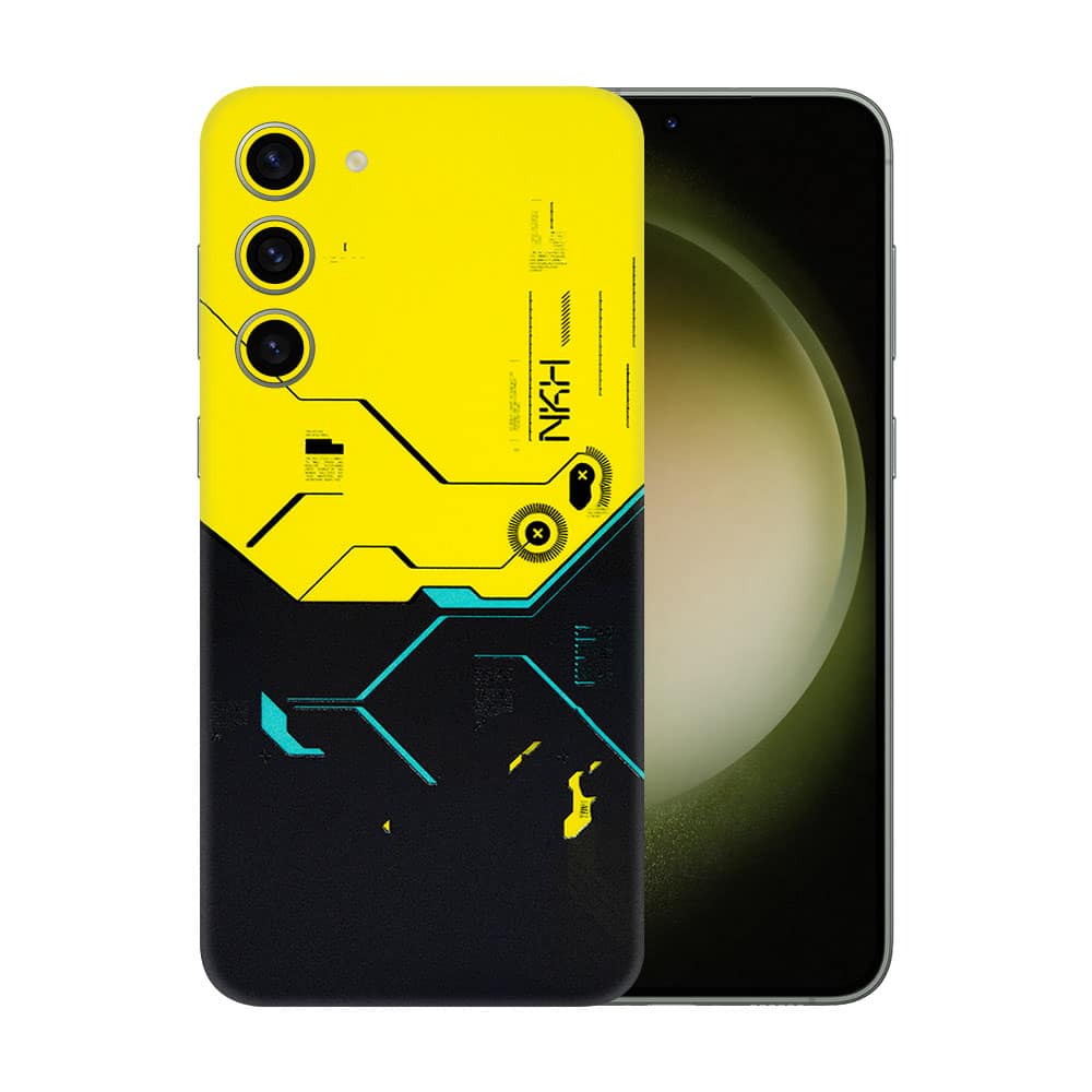 Galaxy s23 plus cyberpunk city 3d skin wrapitskin