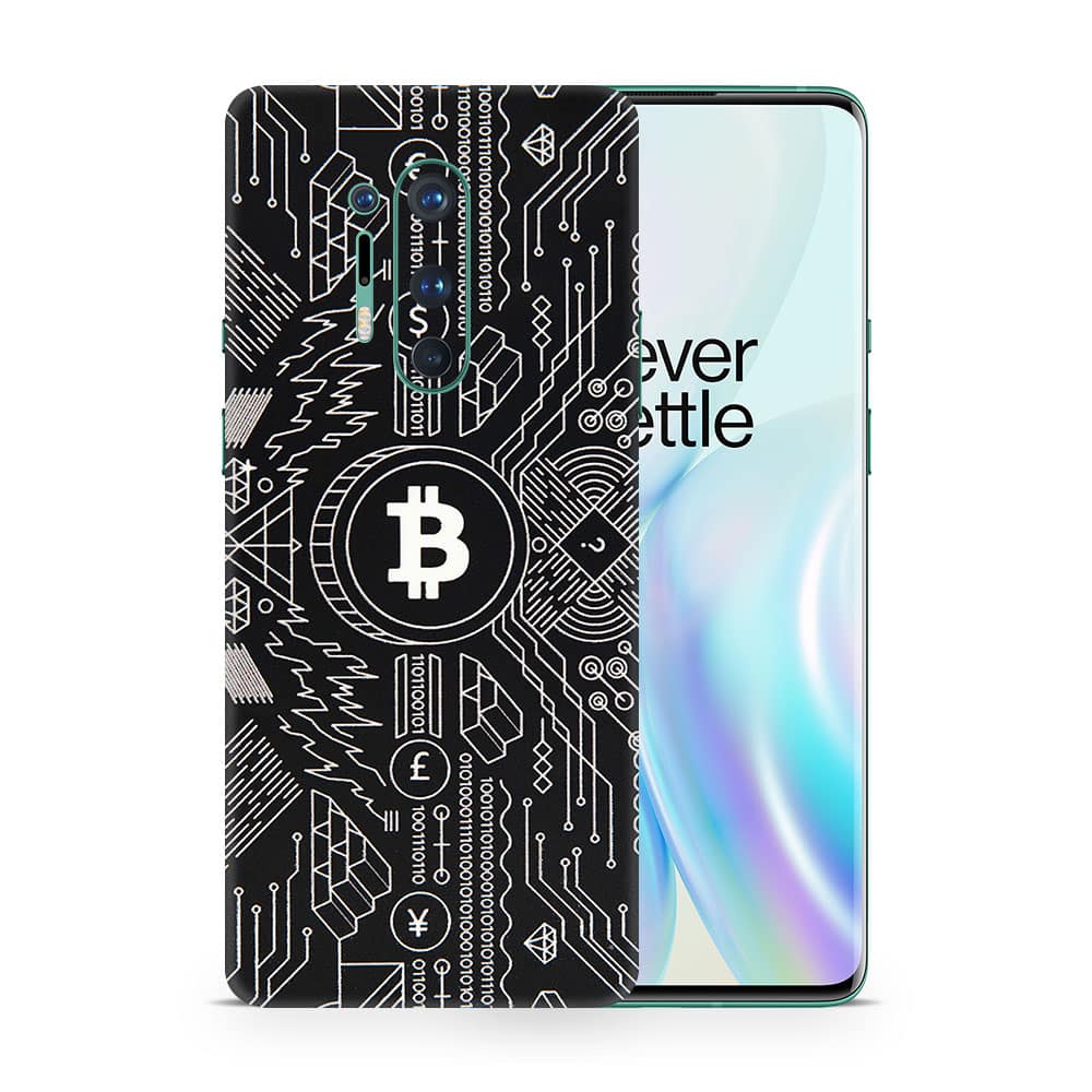 Oneplus 8 pro bitcoin 3d skin wrapitskin