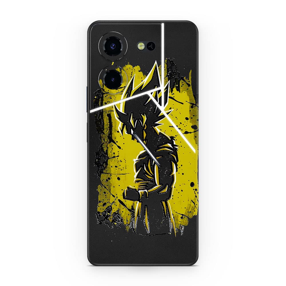 Pova 5 pro 5g goku spirit 3d skin wrapitskin