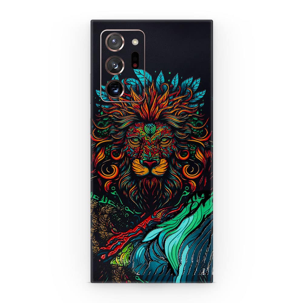 Galaxy note 20 ultra fierce lion 3d skin wrapitskin