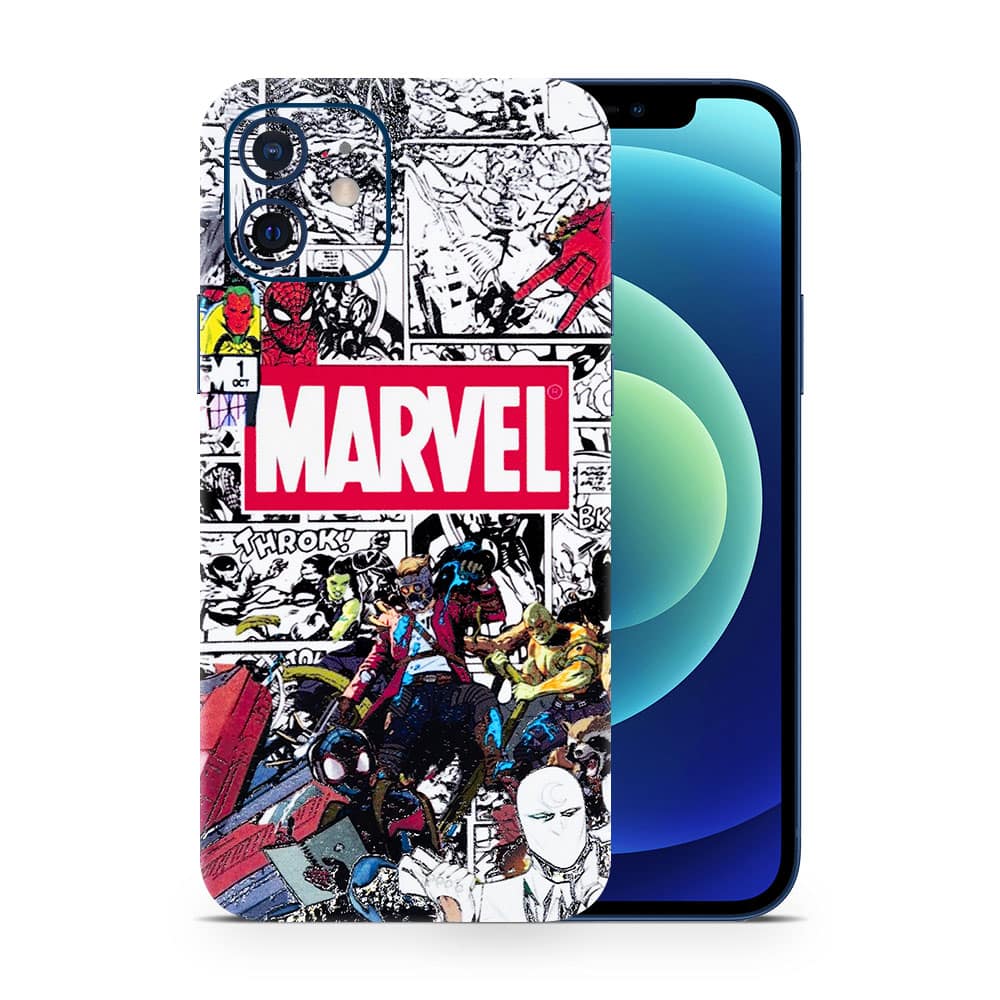 Iphone 12 marvel universe 3d skin wrapitskin