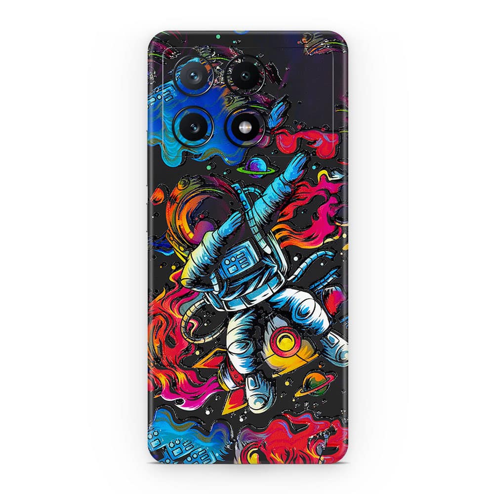 Poco x6 pro 5g trippy astronaut 3d skin wrapitskin
