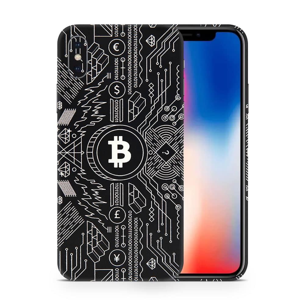 Iphone x bitcoin 3d skin wrapitskin