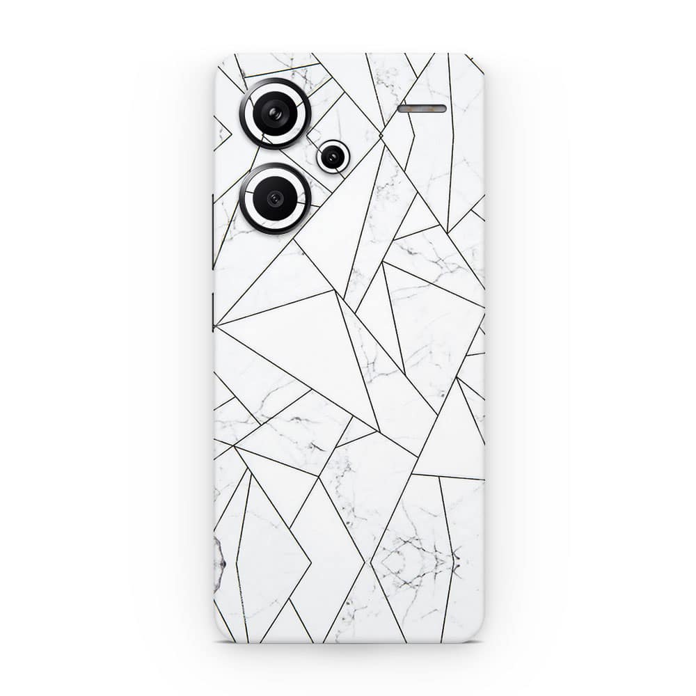 Redmi note 13 pro plus marble grid 3d skin wrapitskin