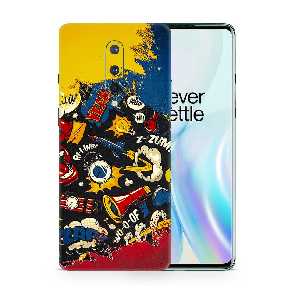 Oneplus 8 uw 5g pop art 3d skin wrapitskin