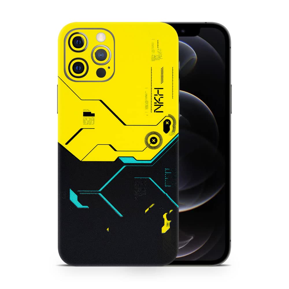 Iphone 12 pro cyberpunk city 3d skin wrapitskin