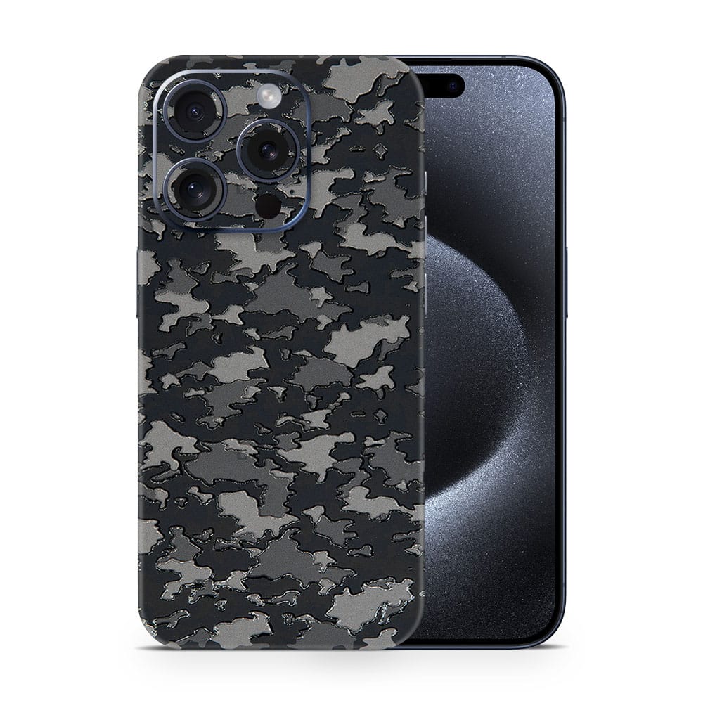 Iphone 15 pro military camo 3d skin wrapitskin