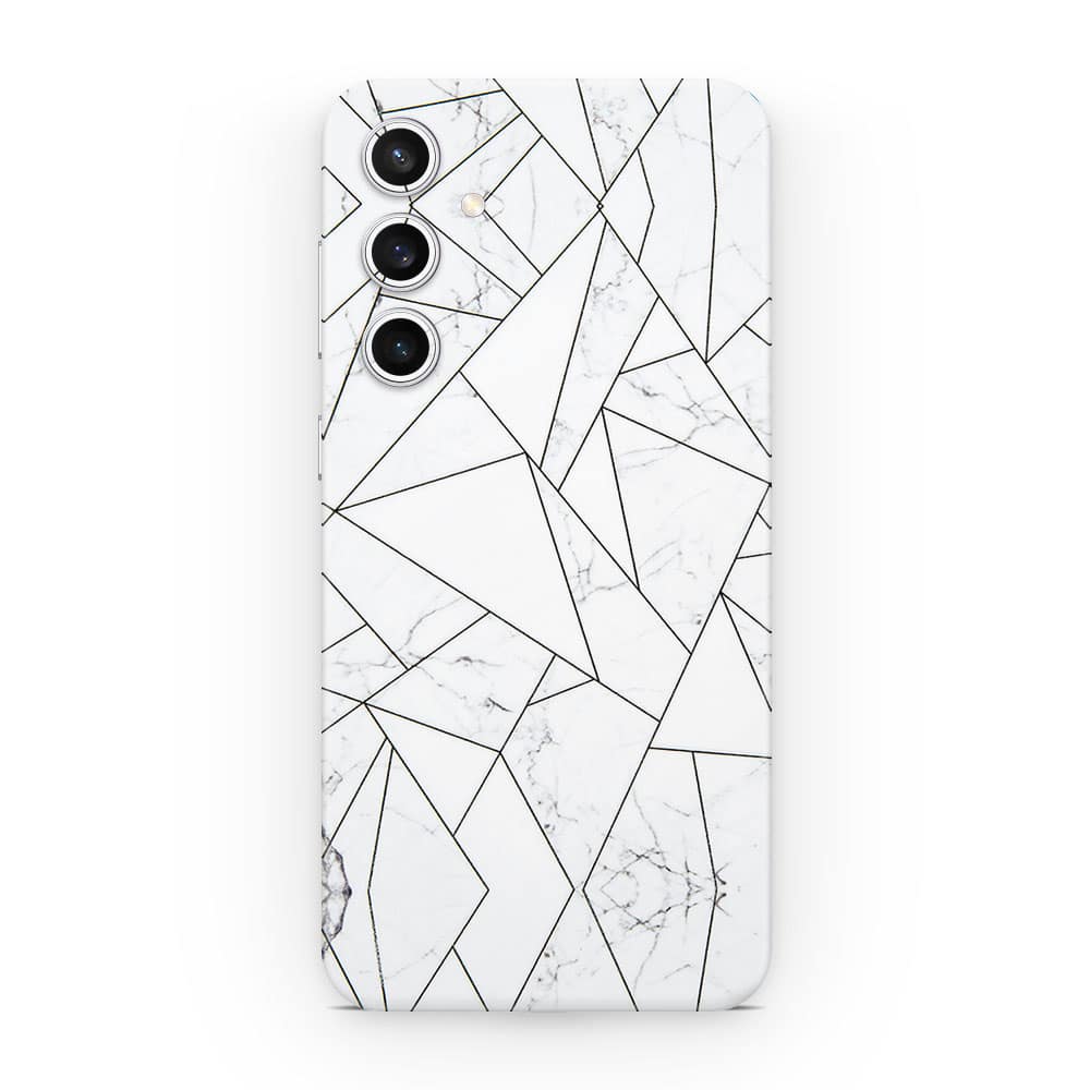 Galaxy s23 fe marble grid 3d skin wrapitskin