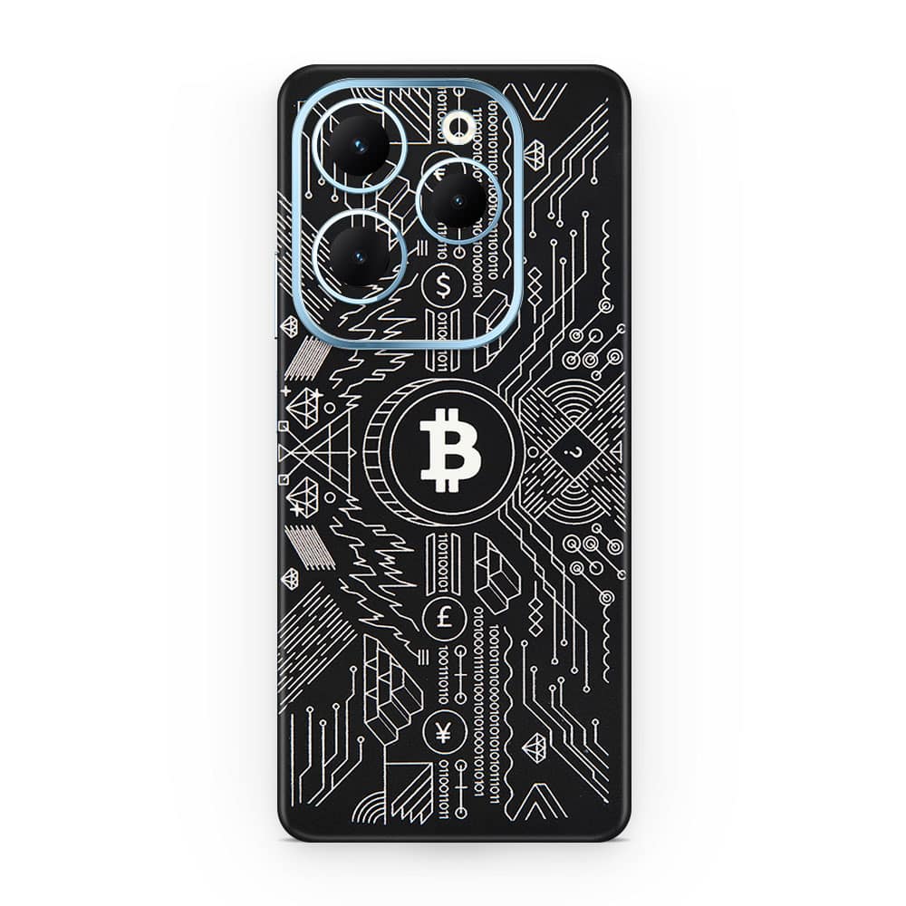 Infinix hot 40 bitcoin 3d skin wrapitskin