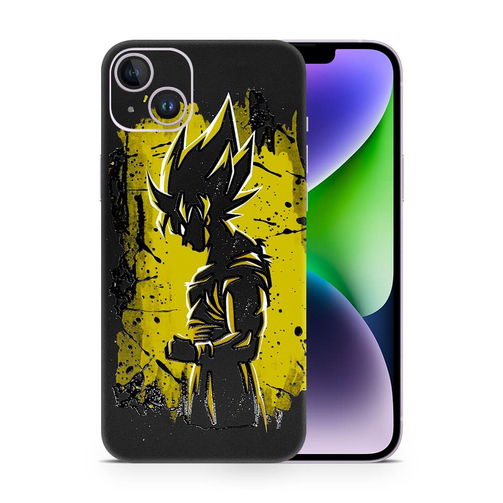 Iphone 14 plus goku spirit 3d skin wrapitskin