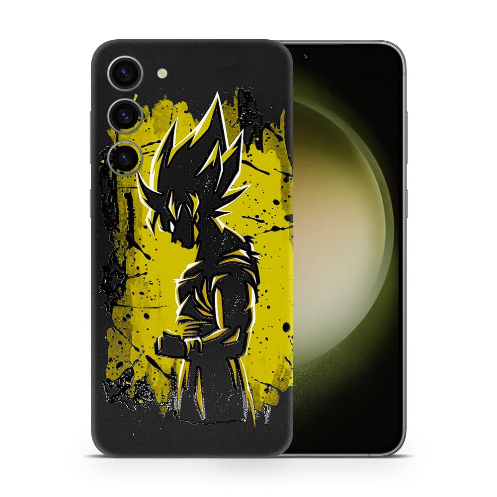 Galaxy s23 goku spirit 3d skin wrapitskin