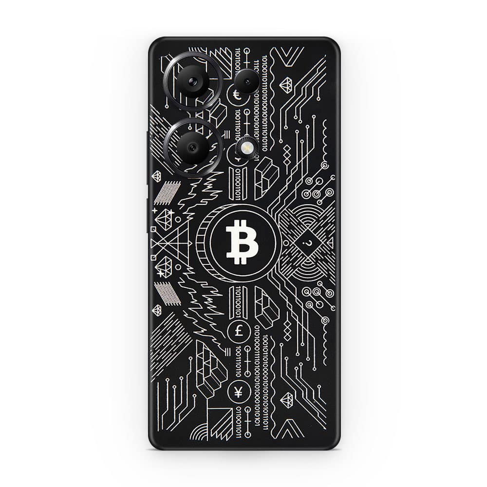 Redmi note 13 pro 4g bitcoin 3d skin wrapitskin