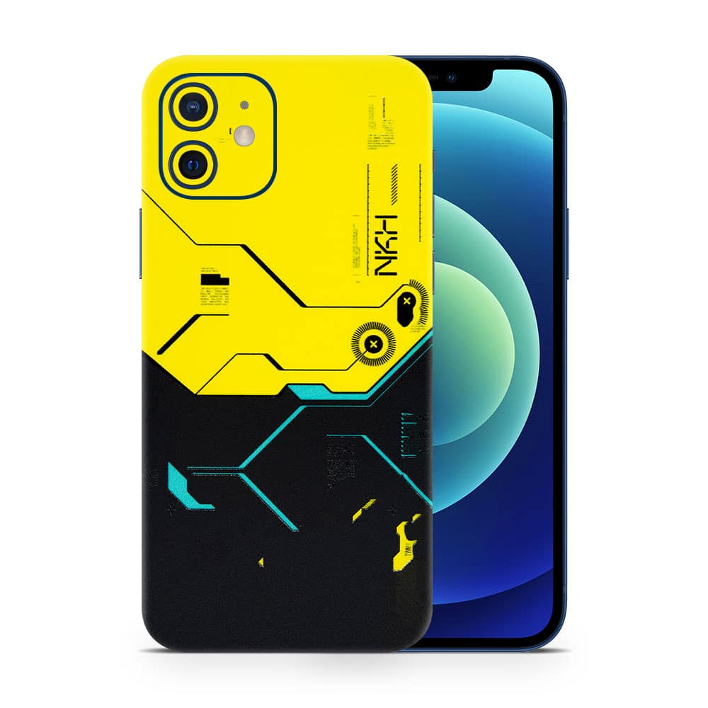 Iphone 12 mini cyberpunk city 3d skin wrapitskin