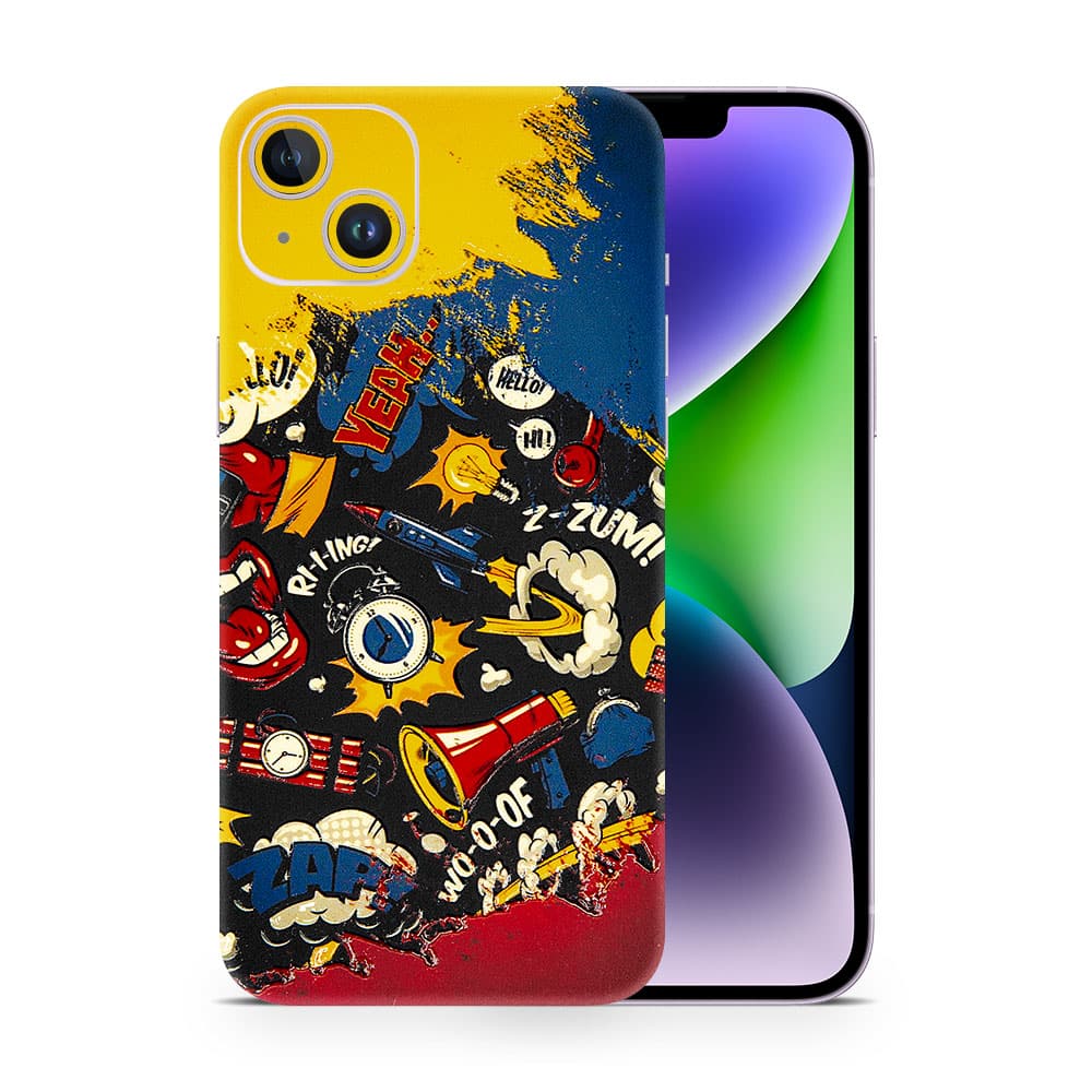 Iphone 14 pop art 3d skin wrapitskin