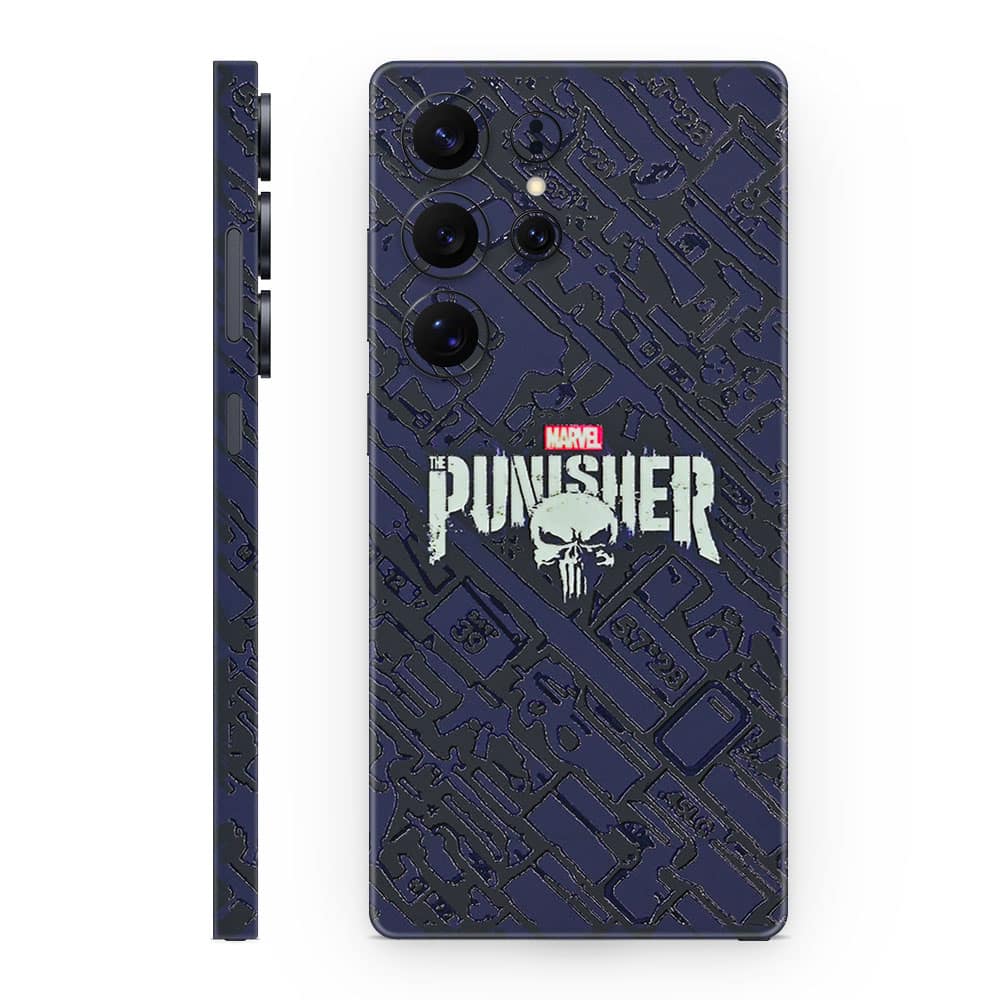 Galaxy s25 ultra punisher 3d skin wrapitskin