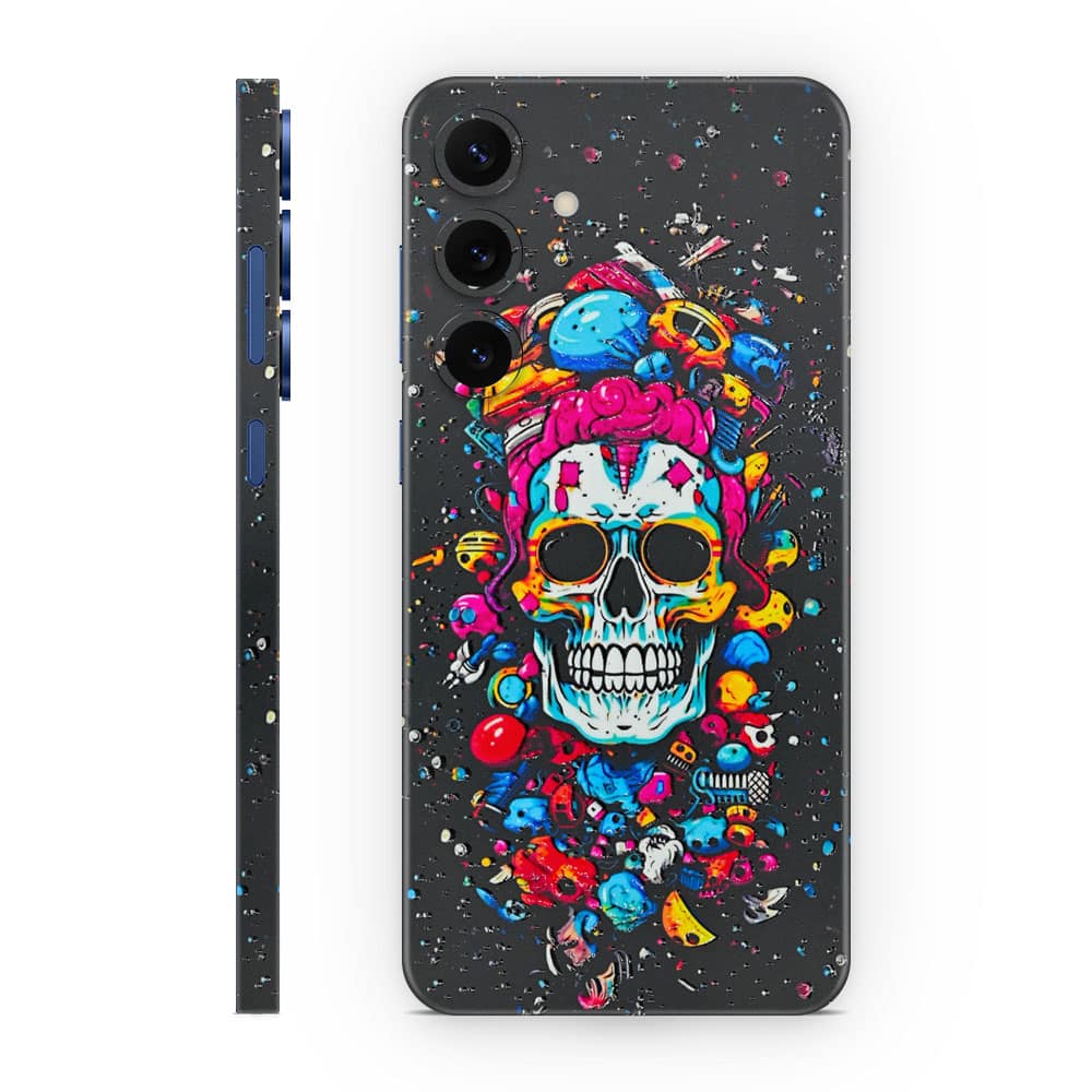 Galaxy s25 plus skull 3d skin wrapitskin