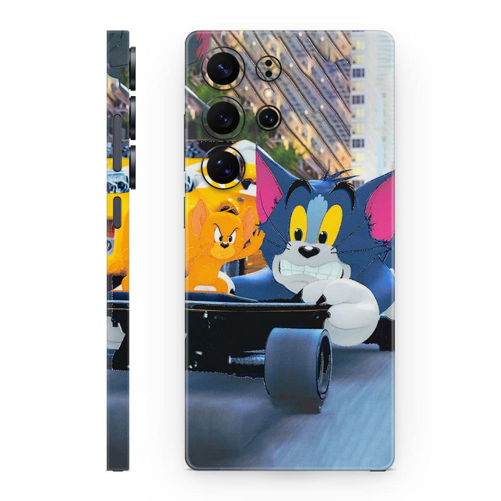 Galaxy s25 ultra tom and jerry 3d skin wrapitskin