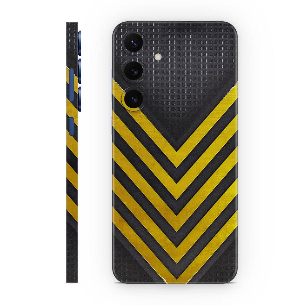 Galaxy s25 arrows yellow 3d skin wrapitskin