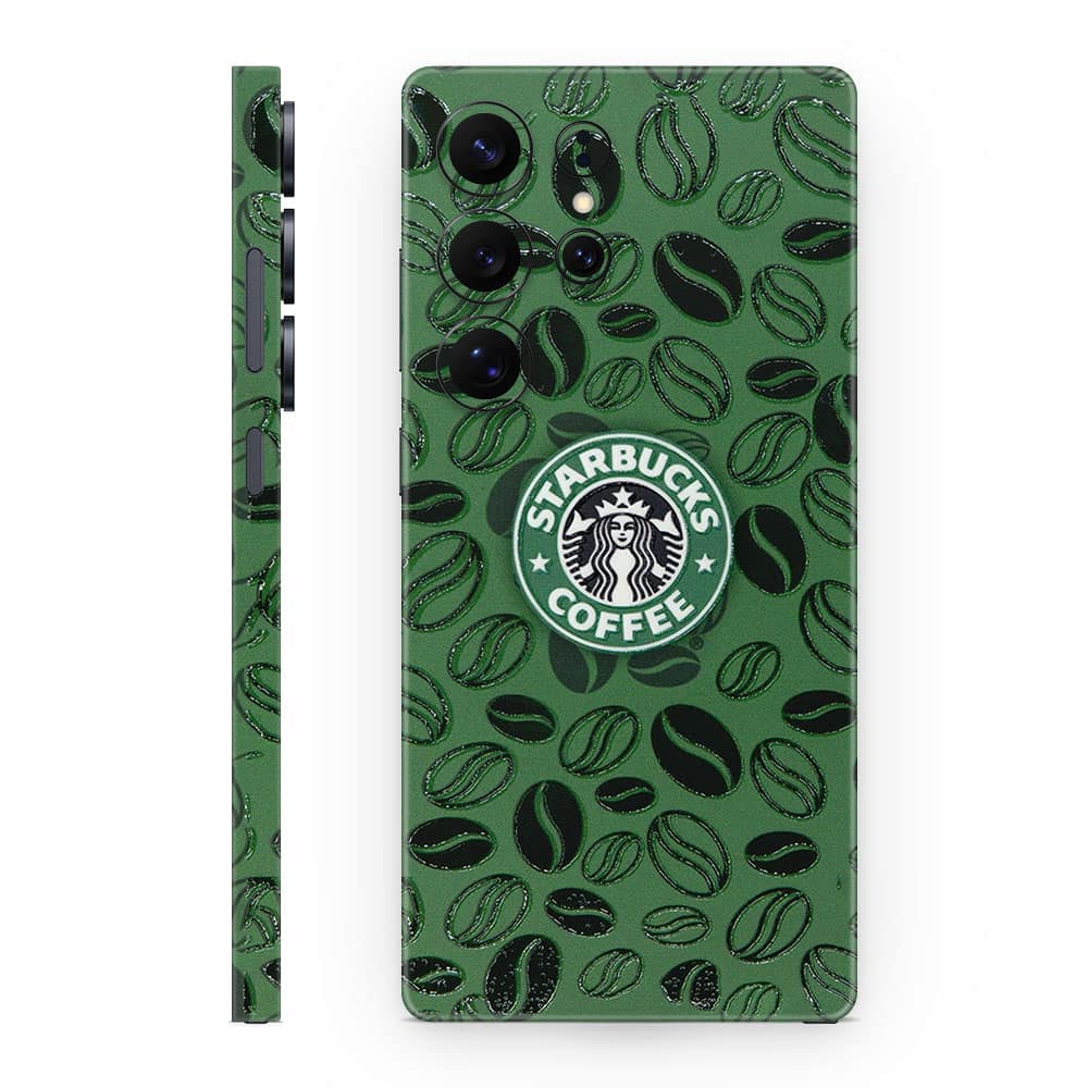 Galaxy s25 ultra starbucks 3d skin wrapitskin