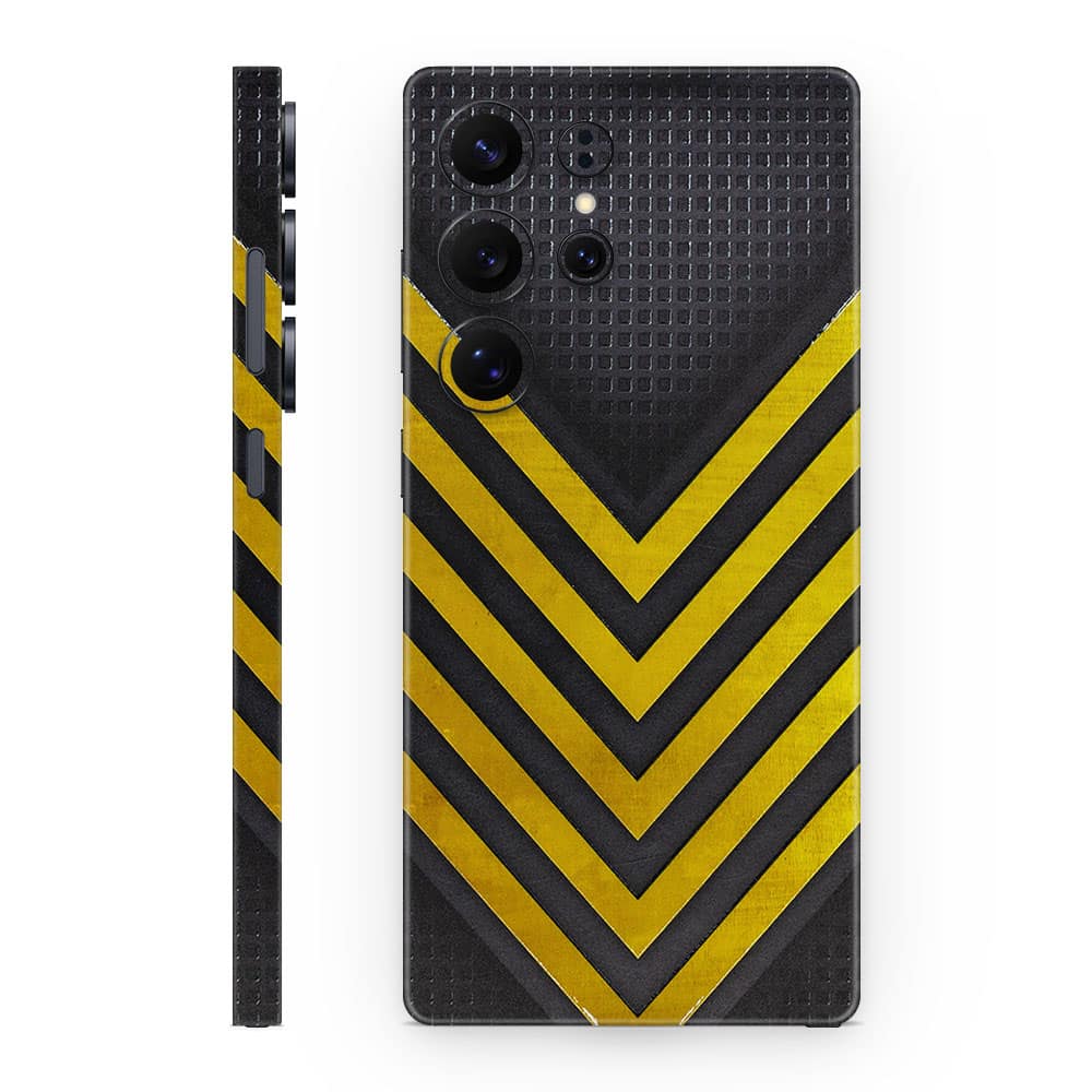 Galaxy s25 ultra arrows yellow 3d skin wrapitskin