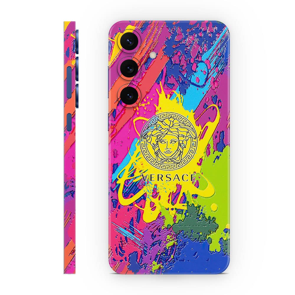 Galaxy s25 plus versace colorful 3d skin wrapitskin