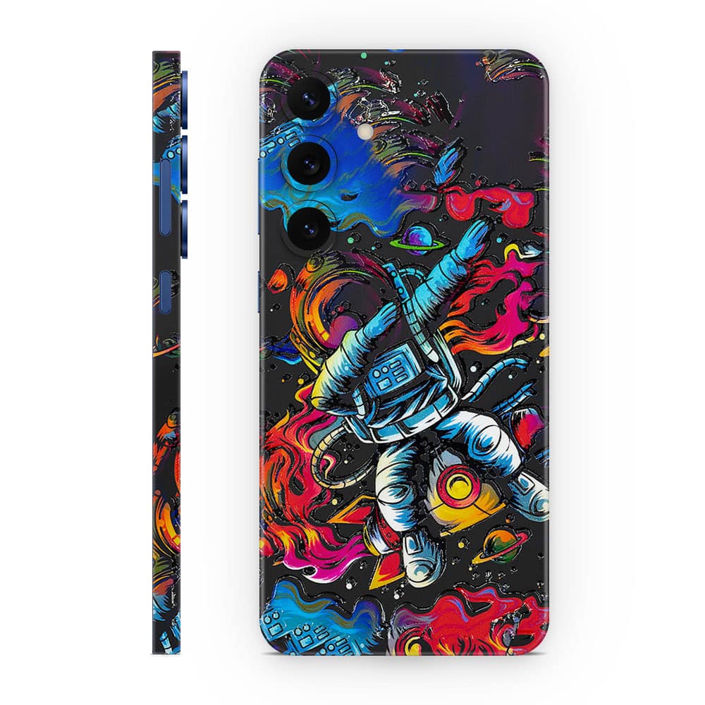 Galaxy s25 plus trippy astronaut 3d skin wrapitskin