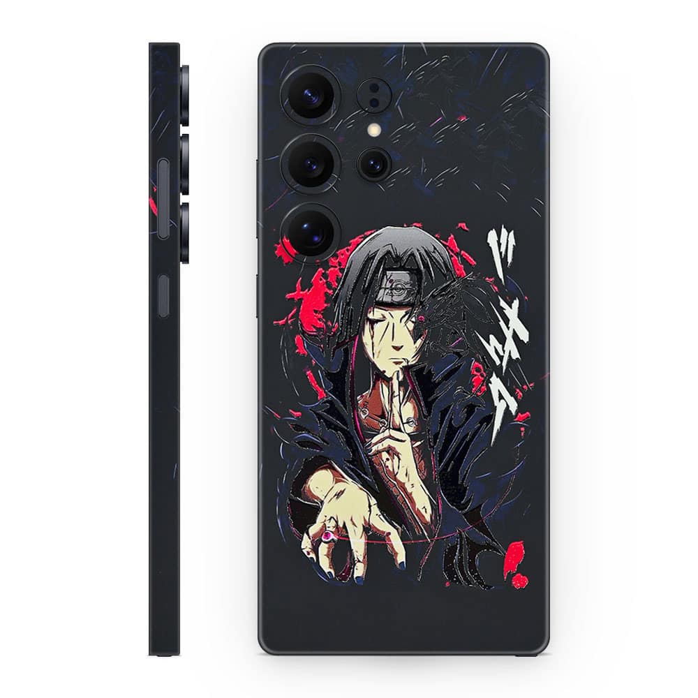 Galaxy s25 ultra itachi uchiha 3d skin wrapitskin