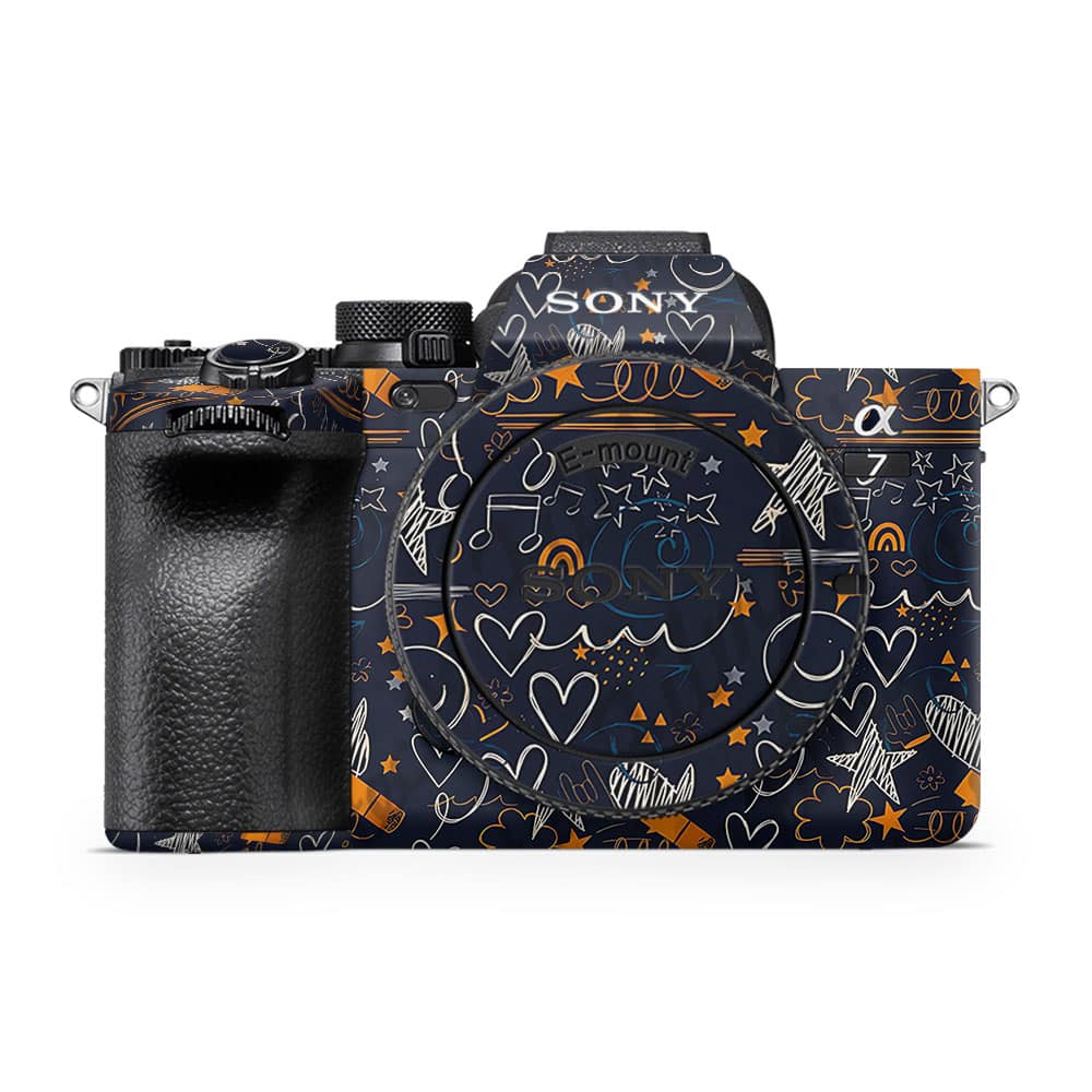 Sony alpha a7 iv camera doodleverse skin wrapitskin