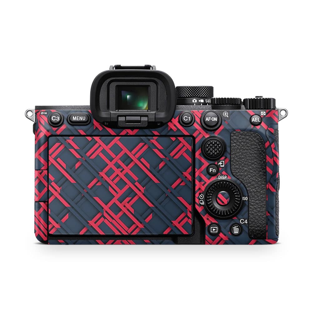 Sony alpha a7 iv camera cyber gridlines skin | wrapitskin