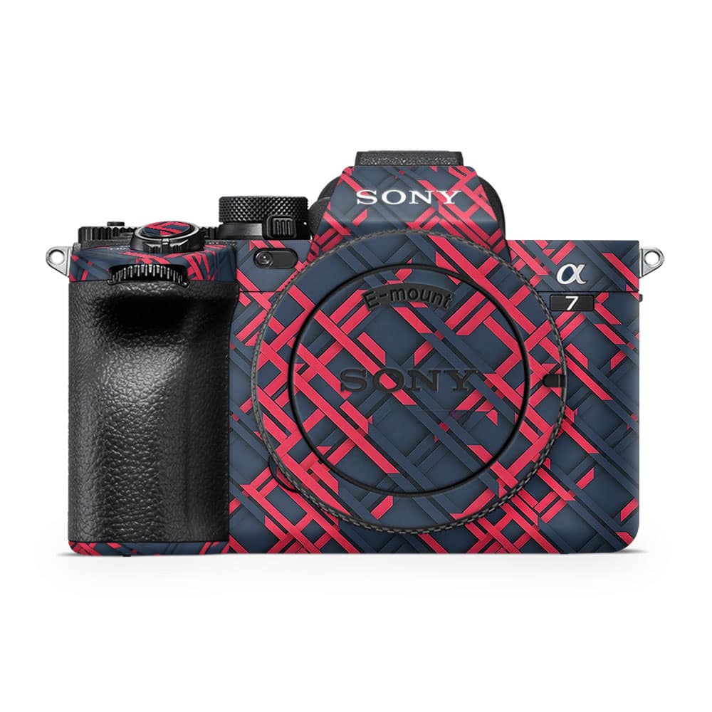 Sony alpha a7 iv camera cyber gridlines skin wrapitskin