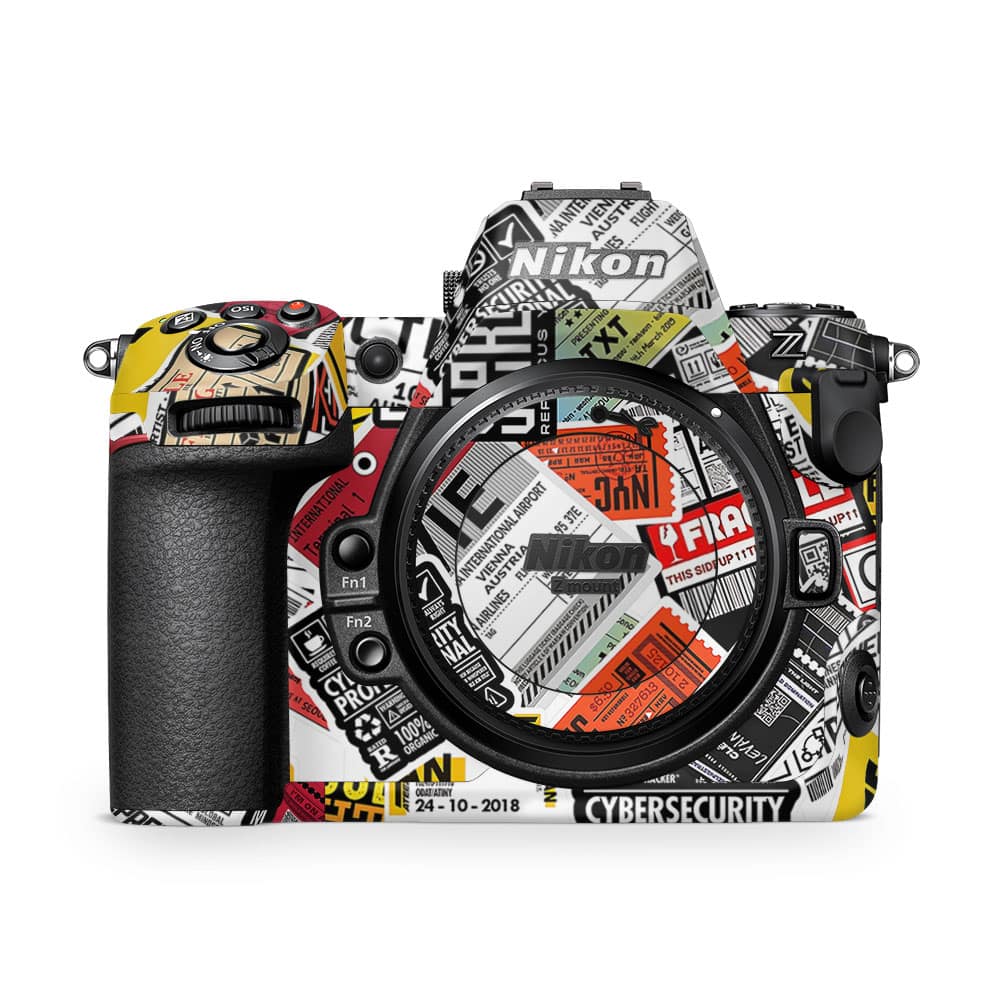 Nikon z8 mirrorless camera lable land skin wrapitskin
