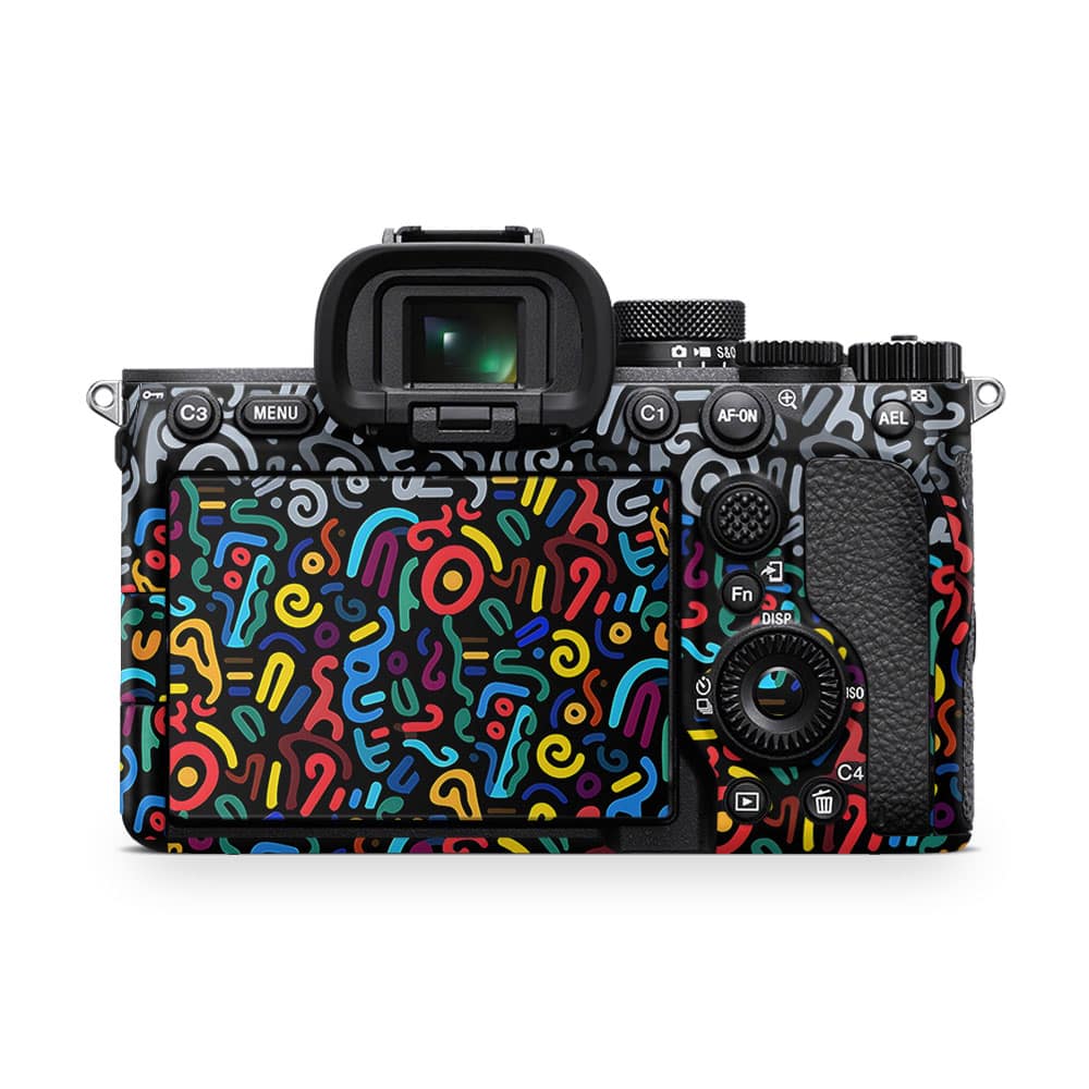 Sony alpha a7 iv camera retro revelry skin | wrapitskin