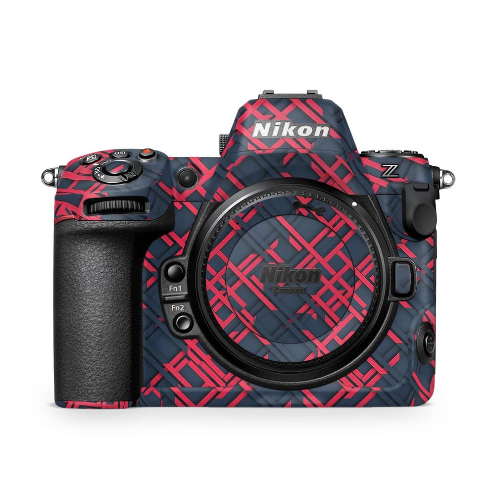 Nikon z8 mirrorless camera cyber gridlines skin wrapitskin
