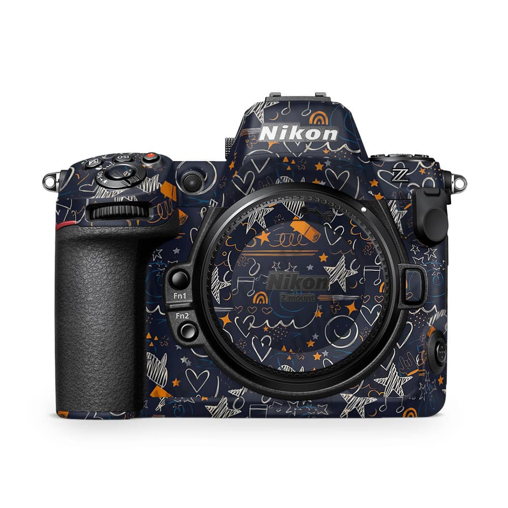 Nikon z8 mirrorless camera doodleverse skin wrapitskin