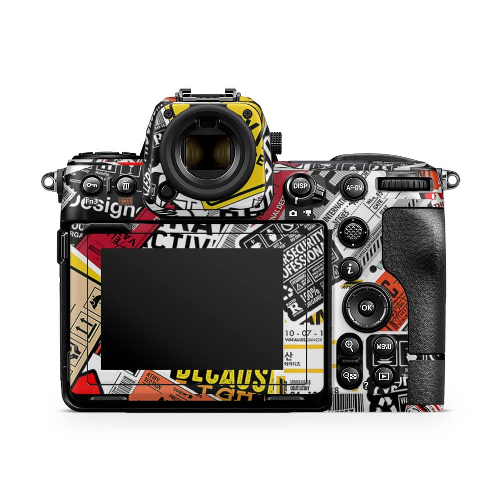 Nikon z8 mirrorless camera lable land skin | wrapitskin