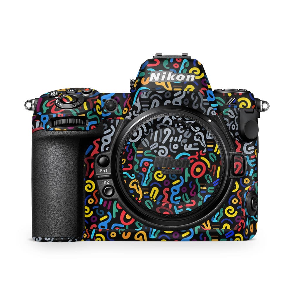 Nikon z8 mirrorless camera retro revelry skin wrapitskin