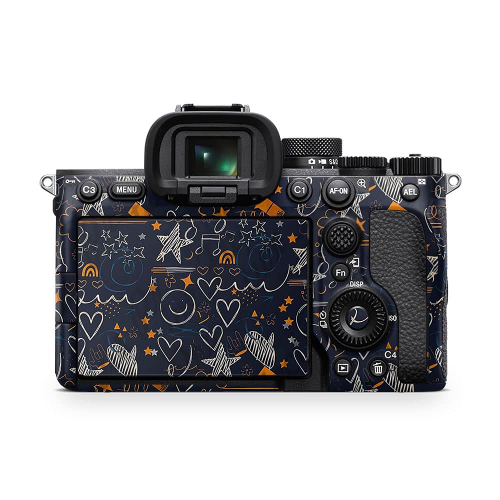 Sony alpha a7 iv camera doodleverse skin | wrapitskin