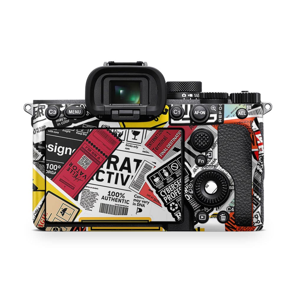 Sony alpha a7 iv camera lable land skin | wrapitskin