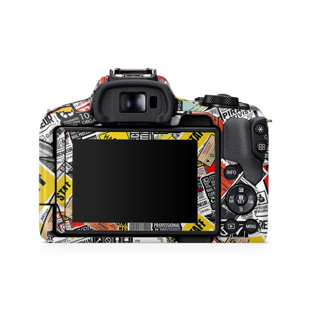 Canon eos r50 camera lable land skin | wrapitskin