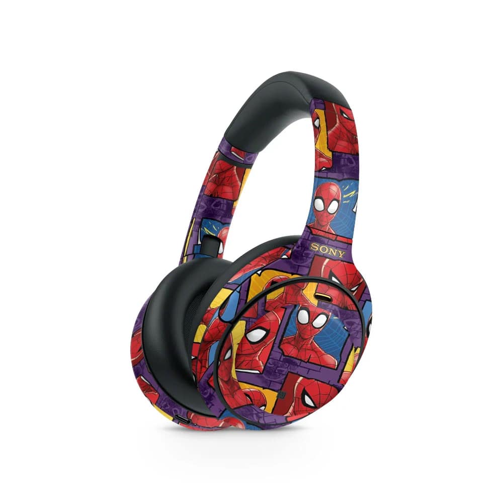 Sony wh-1000xm4 spidey's world skin wrapitskin