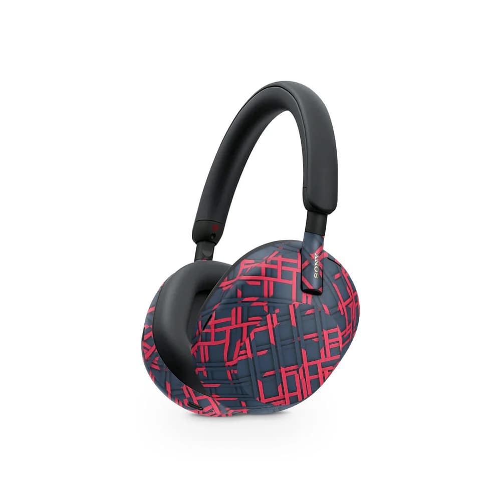 Sony wh-1000xm5 cyber gridlines skin wrapitskin