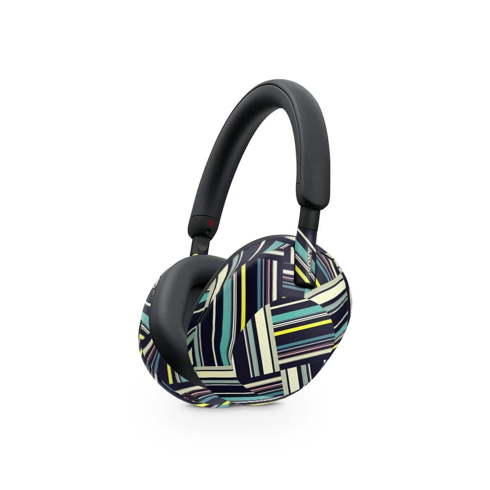 Sony wh-1000xm5 striped abstract skin wrapitskin
