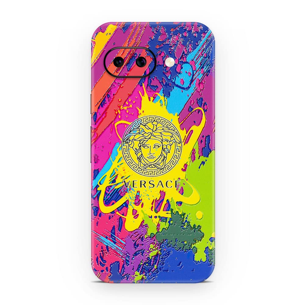 Pixel 9a versace colorful 3d skin wrapitskin